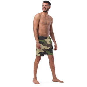 "I Got The Sauce" Camo Men's swim trunks
