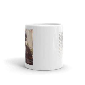 White glossy "Slo Mo" mug